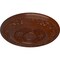 Ekena Millwork Nestor Ceiling Medallion (Fits Canopies up to 5"), 25 7/8"OD x 2 1/4"P, Burnished Mahogany Crackle CM25NEBMC - alternate 2